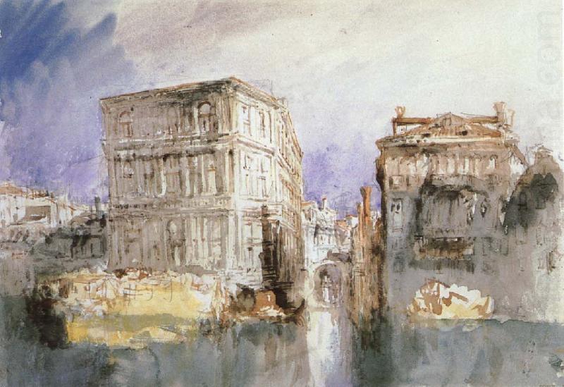 Canal, Joseph Mallord William Turner